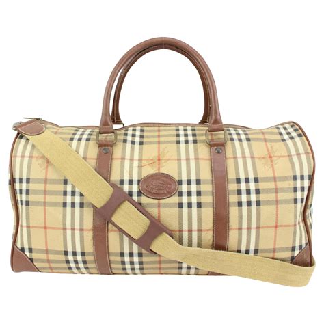 Burberry's Nova Check Travel Duffle Bag 